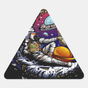 Stone Magnet Triangle Sticker