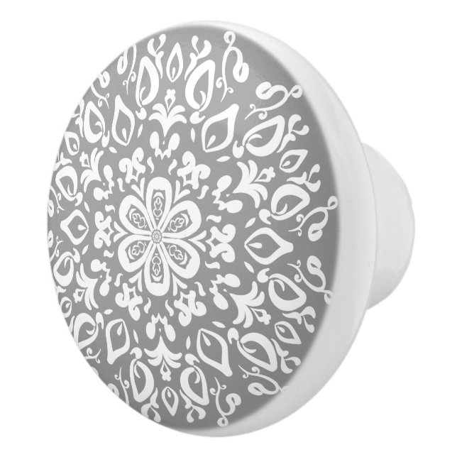 Stone Mandala Ceramic Knob (Right)