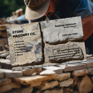Stone Masonry Company Business Card
