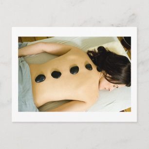 Stone Massage Postcard