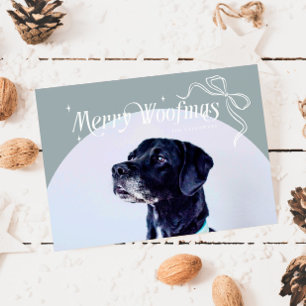 Stone Merry Woofmas Dog Christmas Holiday Card