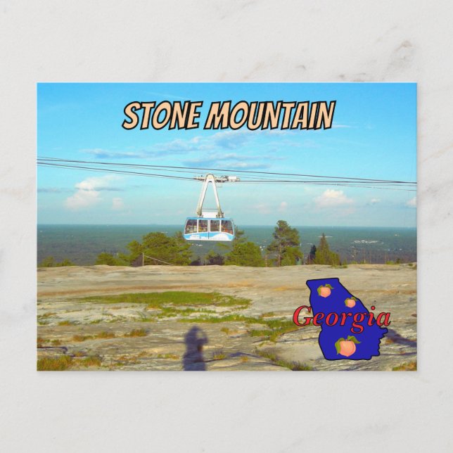 Stone Mountain GA Summit Skyride  Postcard (Front)