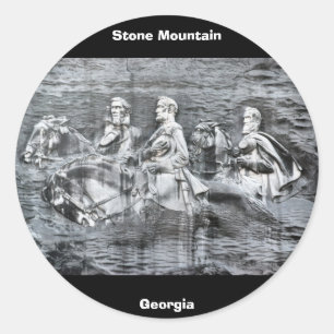 Stone Mountain, Georgia Classic Round Sticker