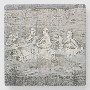 Stone Mountain Georgia Landmark Marble Coaster