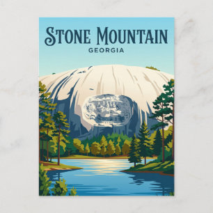 Stone Mountain Park USA Postcard