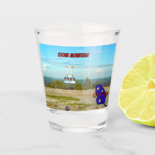 Stone Mountain Summit Skyride Georgia Souvenir Shot Glass