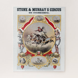 Stone & Murray's Circus, Circa 1870. Jigsaw Puzzle
