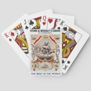 Stone & Murray's Circus, Circa 1870. Playing Cards