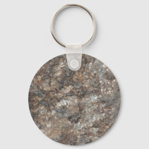 Stone pattern key ring