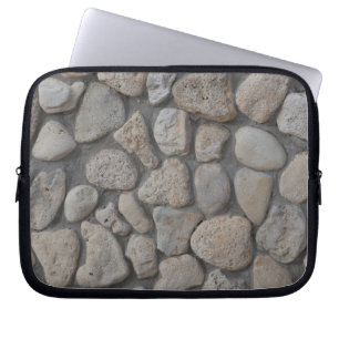 Stone pattern laptop sleeve