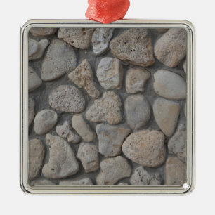 Stone pattern metal tree decoration