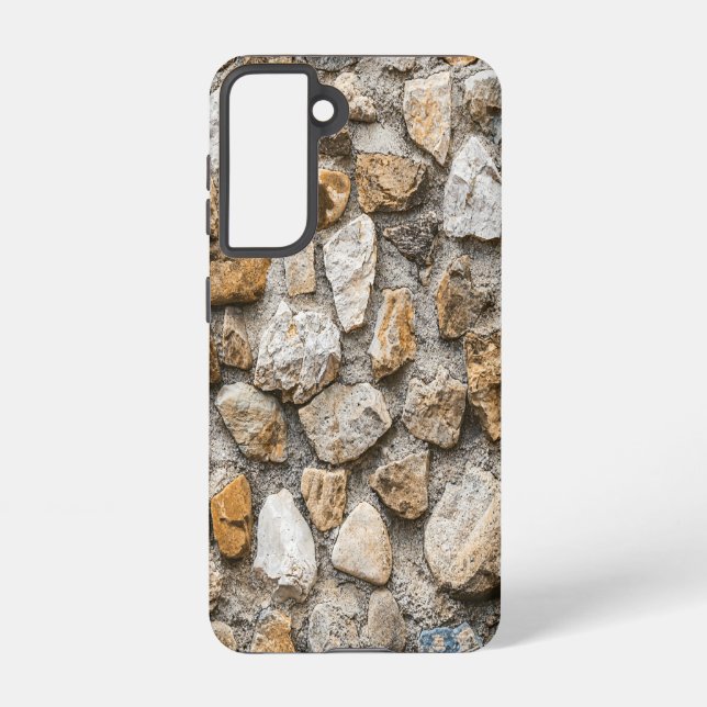 Stone pattern, natural stone samsung galaxy s21 case (Back)