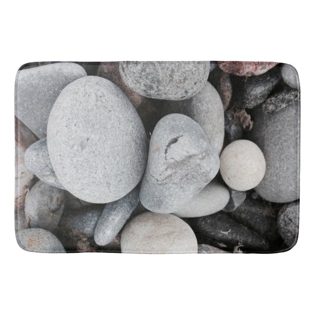 Stone Pebble Bath Mat (Front)