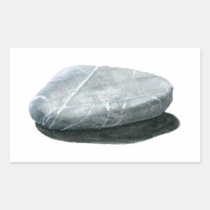 Stone Rectangular Sticker