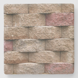 Stone Retaining Wall Texture, Square coaster