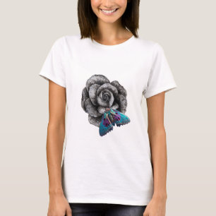 Stone rose and blue moth T-Shirt