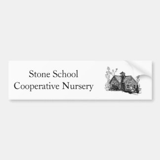 Stone School Bumper Sticker