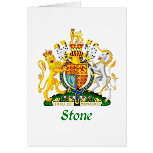 Stone Shield of Great Britain (Front)
