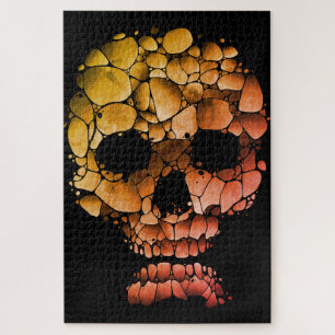 Stone Skull – Unique Rock-Inspired Gothic Art Jigsaw Puzzle