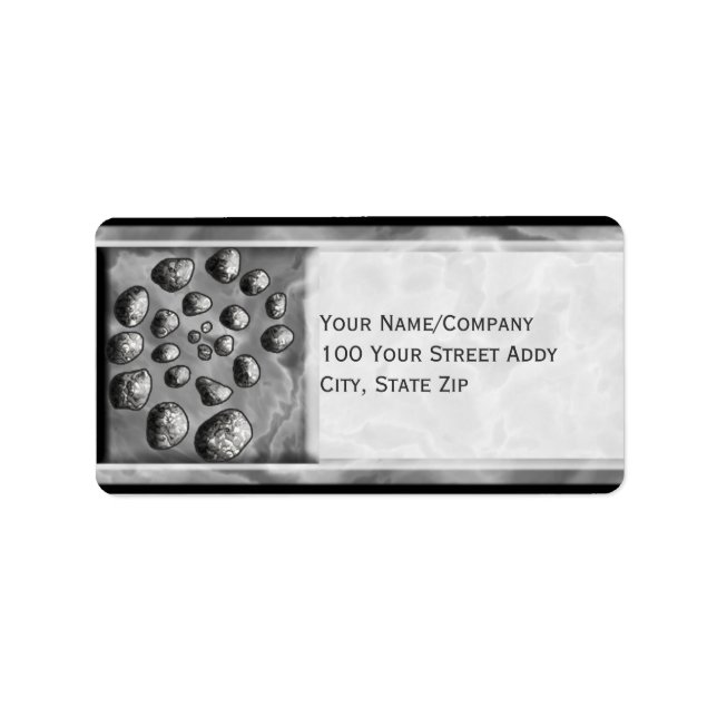 Stone Spiral Label (Front)