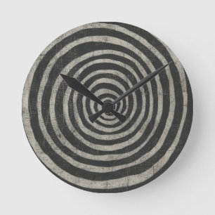 Stone - Spiral Round Clock