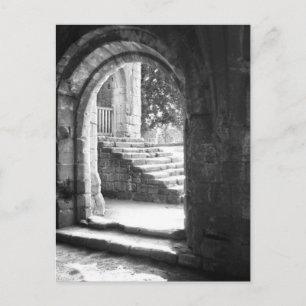 Stone Stairs In Fountains Abbey Postcard