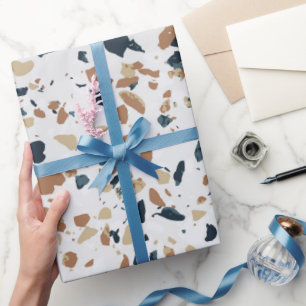 Stone Terrazzo Pattern Wrapping Paper