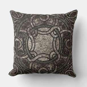Stone Texture Celtic Knot Cushion