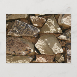 Stone Texture Postcard