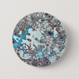 stone texture rock organic pattern marble geology  6 cm round badge