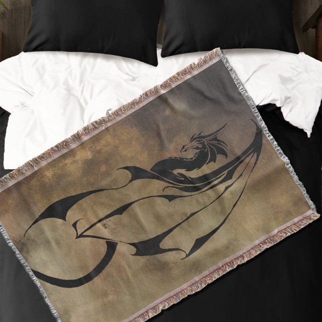 Stone Tile Dragon Throw Blanket (Creator Uploaded)