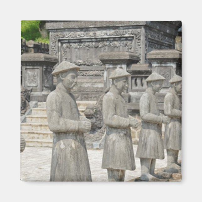 Stone Tomb Statues Magnet (Front)