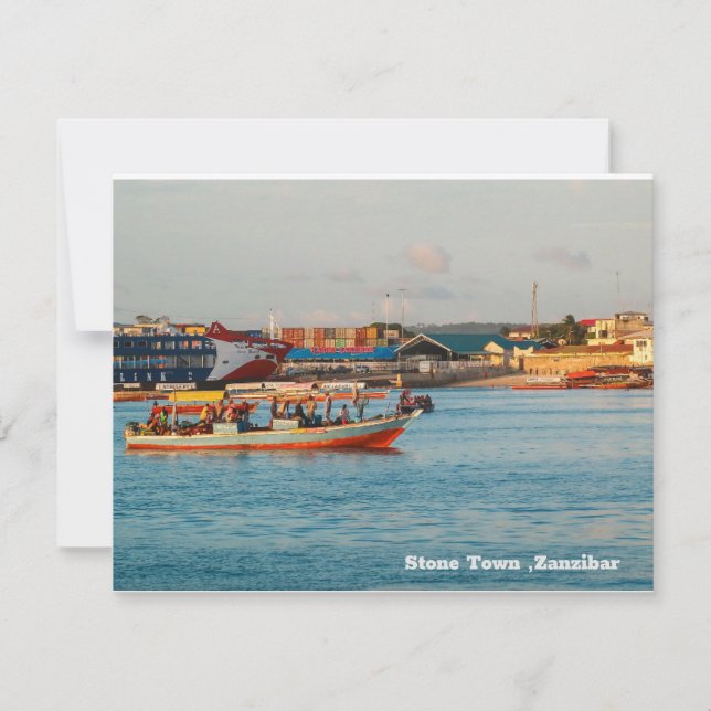 Stone Town , Zanzibar Africa  Card (Front)
