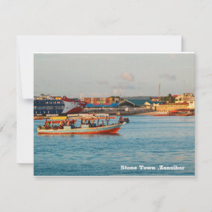 Stone Town , Zanzibar Africa  Card