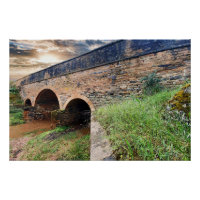 Stone Triple Arched Bridge