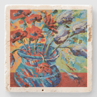 Stone undercoasters - Popes and lilac Coaster