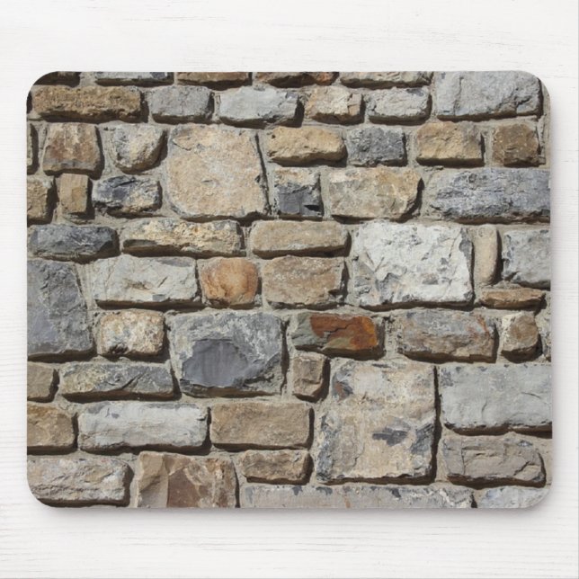 Stone wall bricks mouse pad (Front)