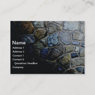 stone wall business card