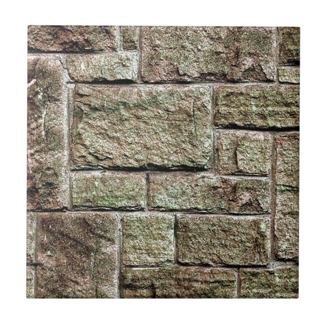 Stone Wall Ceramic Tile (Front)