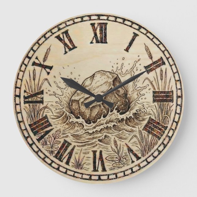  Stone - Wall Clock  (Front)