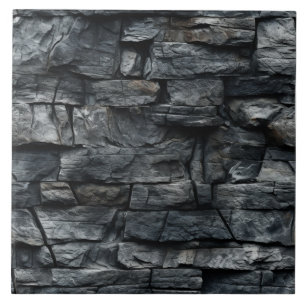 Stone Wall Illusion Ceramic Tile