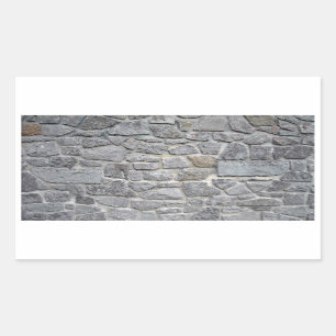 Stone Wall, Pattern, Backgreound Rectangular Sticker