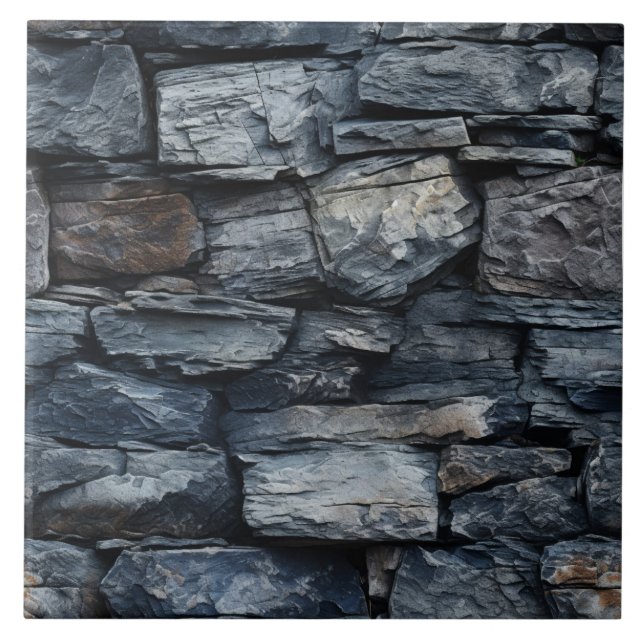 Stone Wall Texture Ceramic Tile (Front)