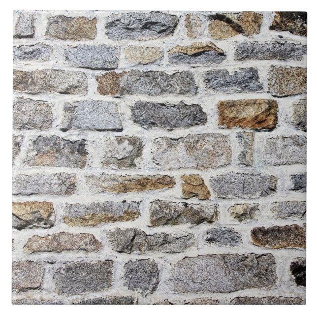 Stone Wall Texture Ceramic Tile (Front)