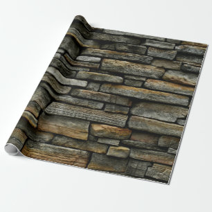 Stone wall wrapping paper