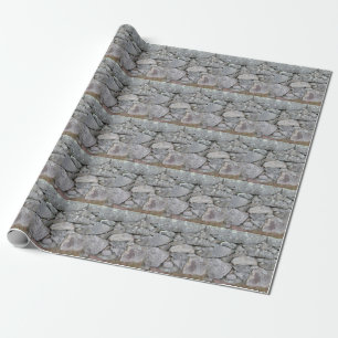 Stone Wall Wrapping Paper