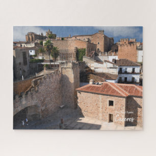 Stone walls of Caceres, Spain Jigsaw Puzzle