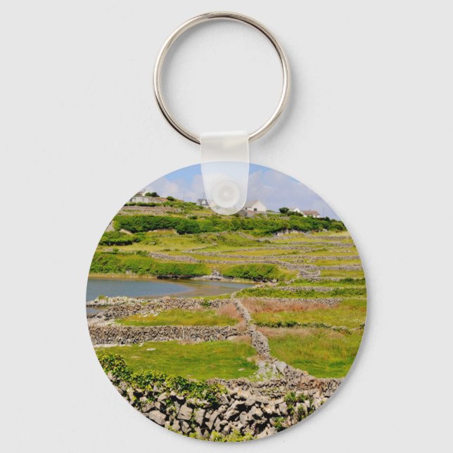 Stone Walls of Ireland Key Ring (Front)