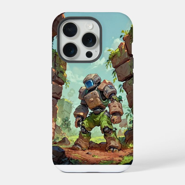 Stone Warrior iPhone Case (Back)