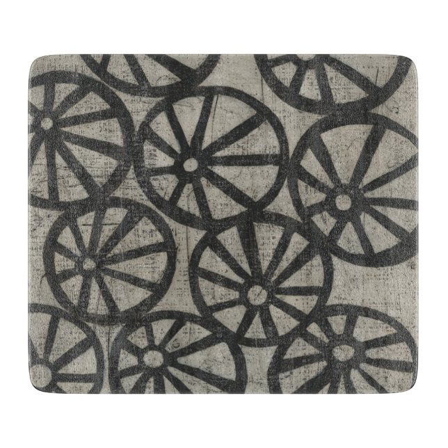 Stone - Wheels Cutting Board (Front)